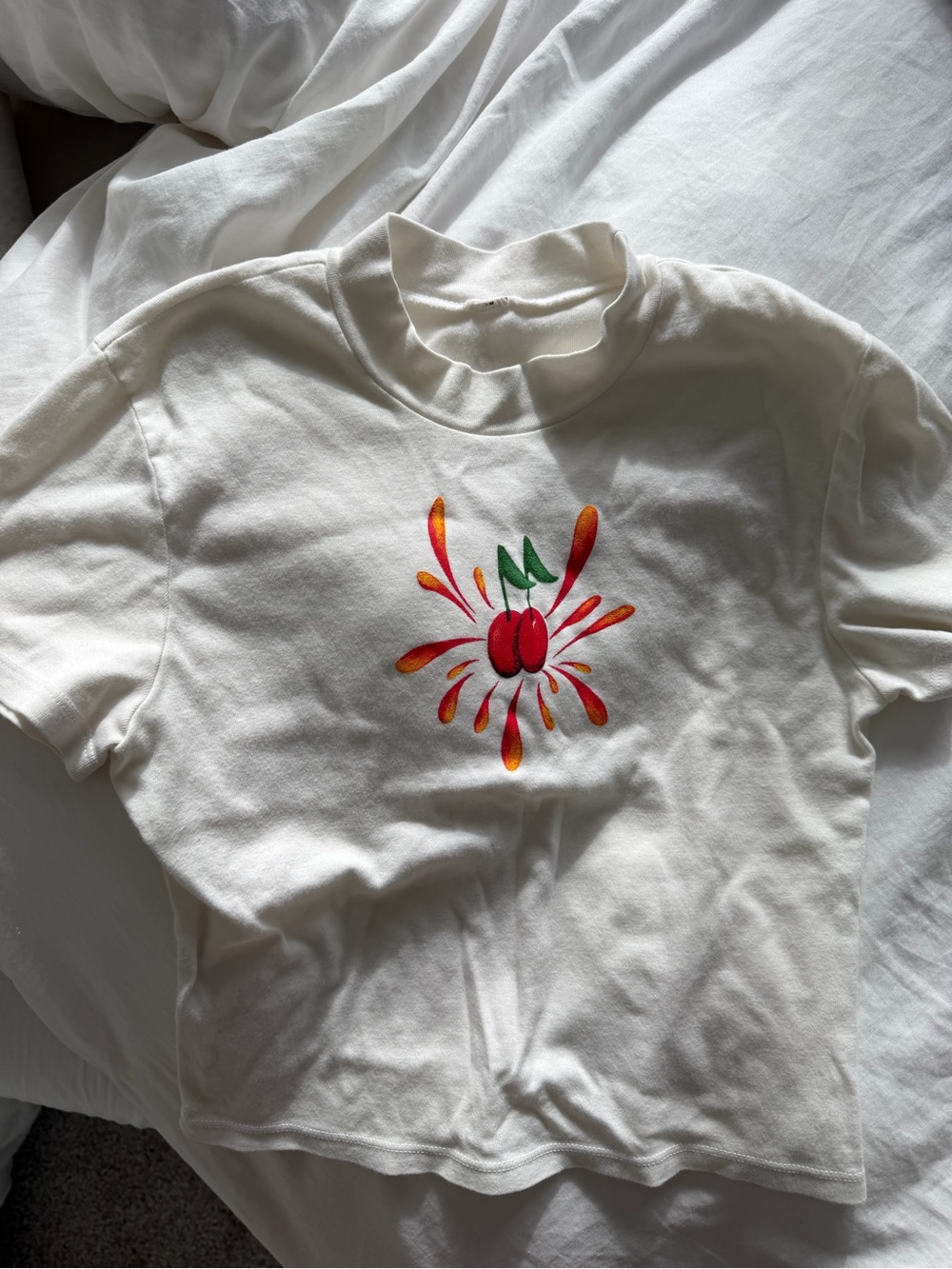 Cherry LA Baby Tee